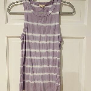 Hem & Thread Ribbed Tie-Dye Tank Top – Size Small